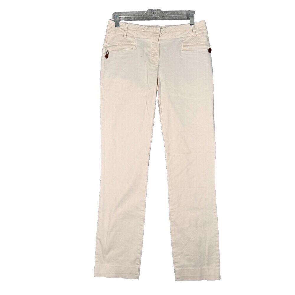 Massimo Dutti Pants Womens 4 28” Khaki Tan Straight Streetwear Everyday Casual